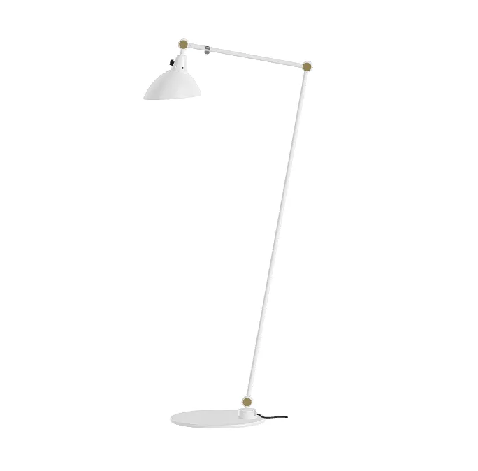 556 Modular Floor Lamp - 47" Black with Aluminum Joints - Shade 3307-3