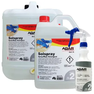 Agar Solspray Spray and Wipe Detergent