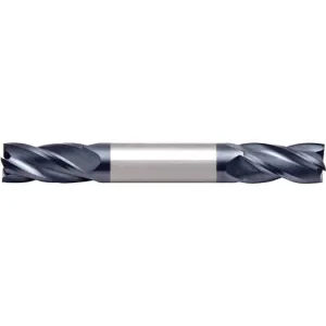 ALFA Tools DEC66877AL 3/8X3/8 4 FLUTE DOUBLE END CENTER CUTTING ALTIN CARBIDE END MILL 1/pack