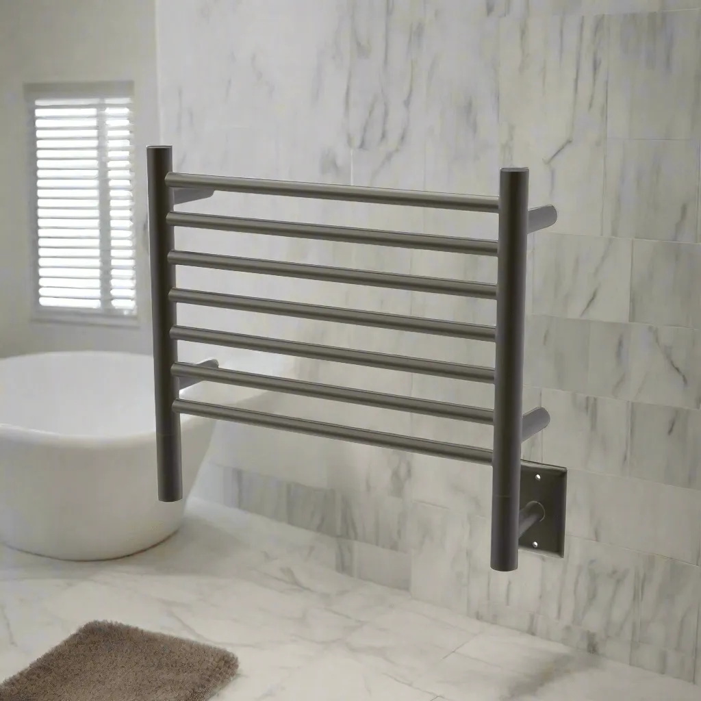 Amba Jeeves Model H Straight 7 Bar Hardwired Towel Warmer