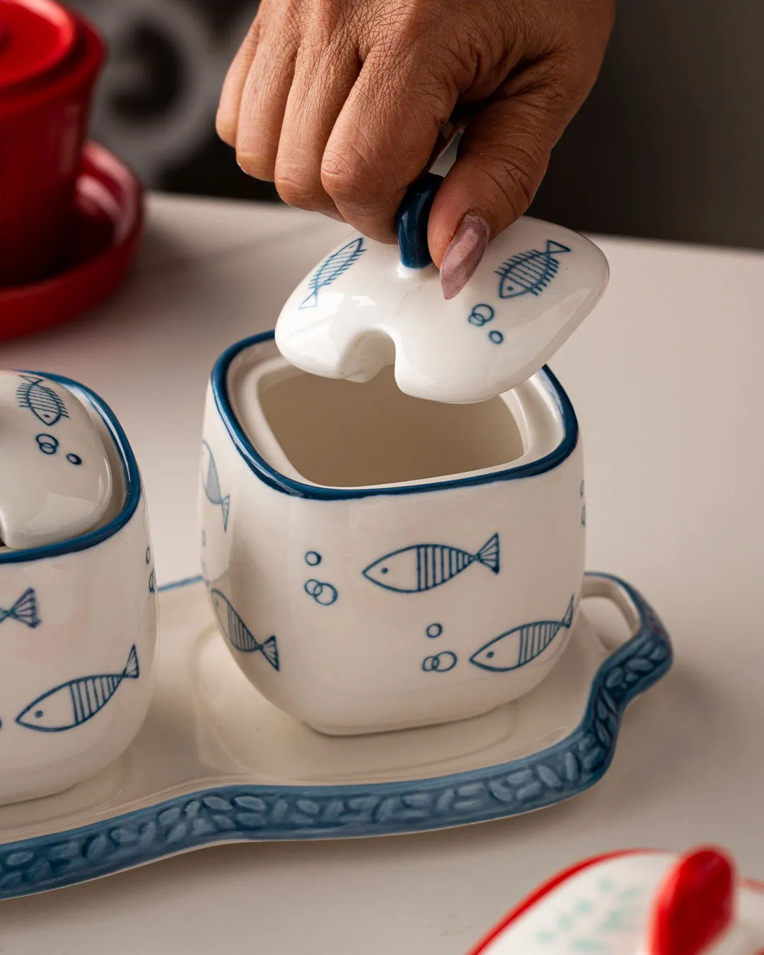 Aquatic - Condiment Server Set