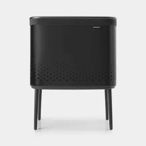 Brabantia 60L Bo Laundry Bin - Matt Black | 200526