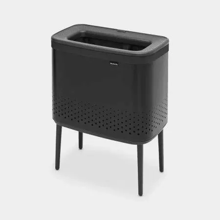 Brabantia 60L Bo Laundry Bin - Matt Black | 200526