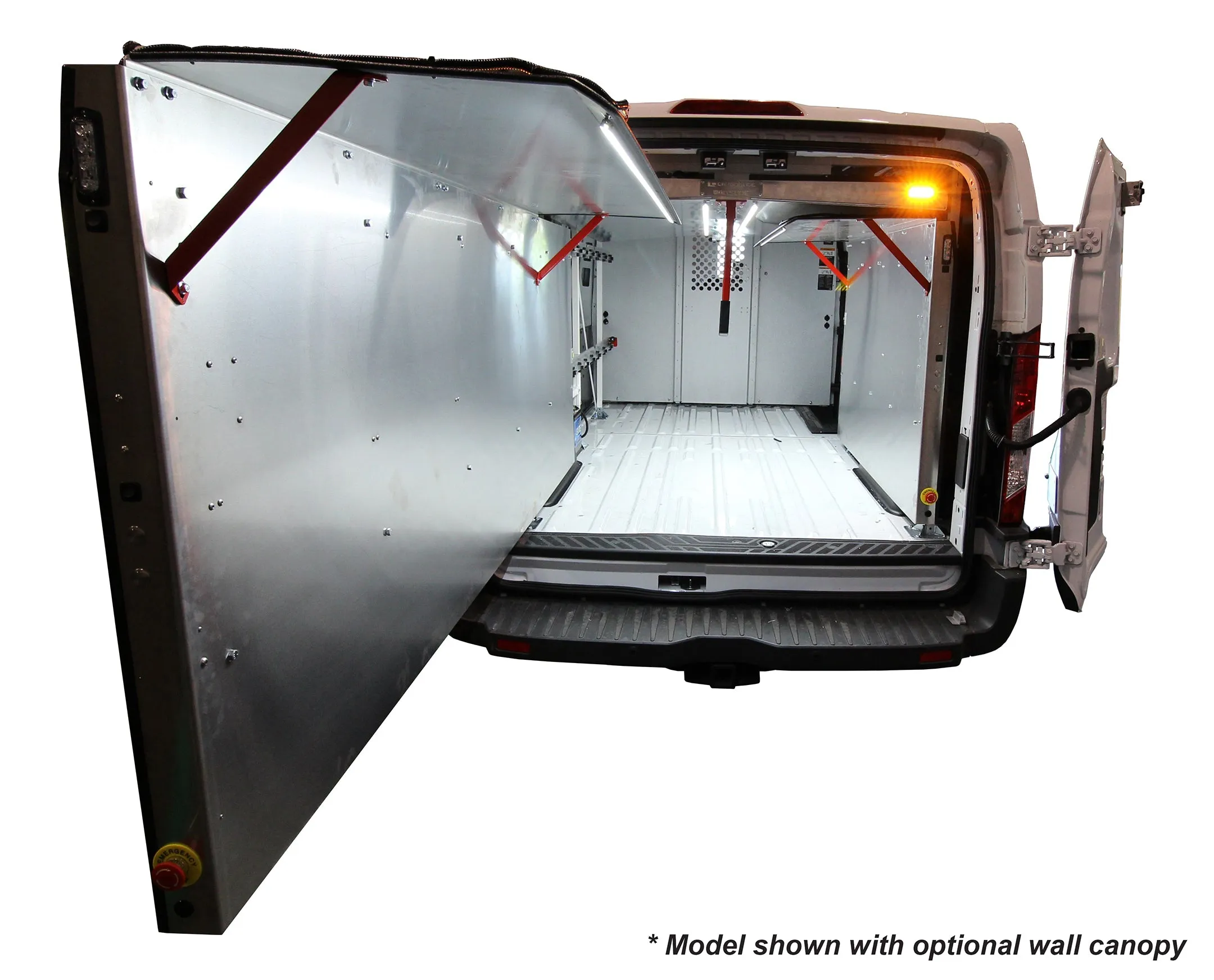 CargoGlide WSS531 Van Storage Sliding Platform Wall