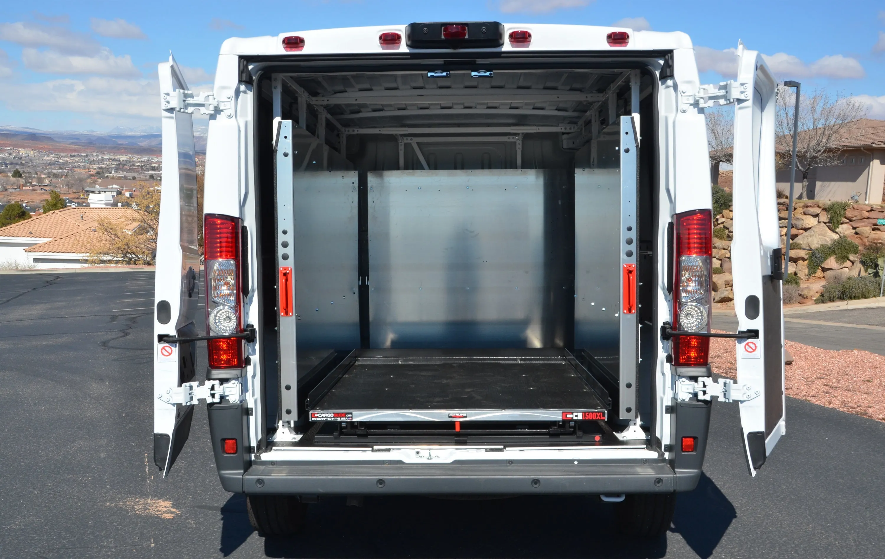 CargoGlide WSS531 Van Storage Sliding Platform Wall