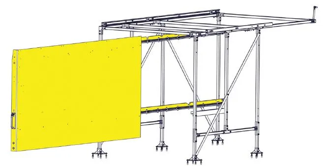 CargoGlide WSS531 Van Storage Sliding Platform Wall