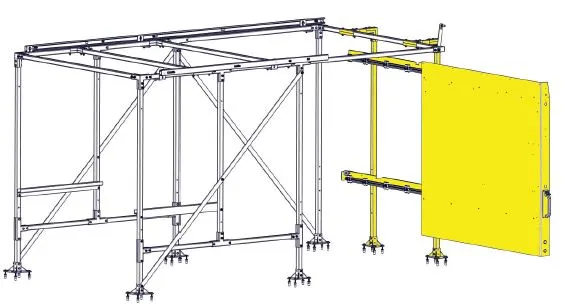 CargoGlide WSS533 Van Storage Sliding Platform Wall