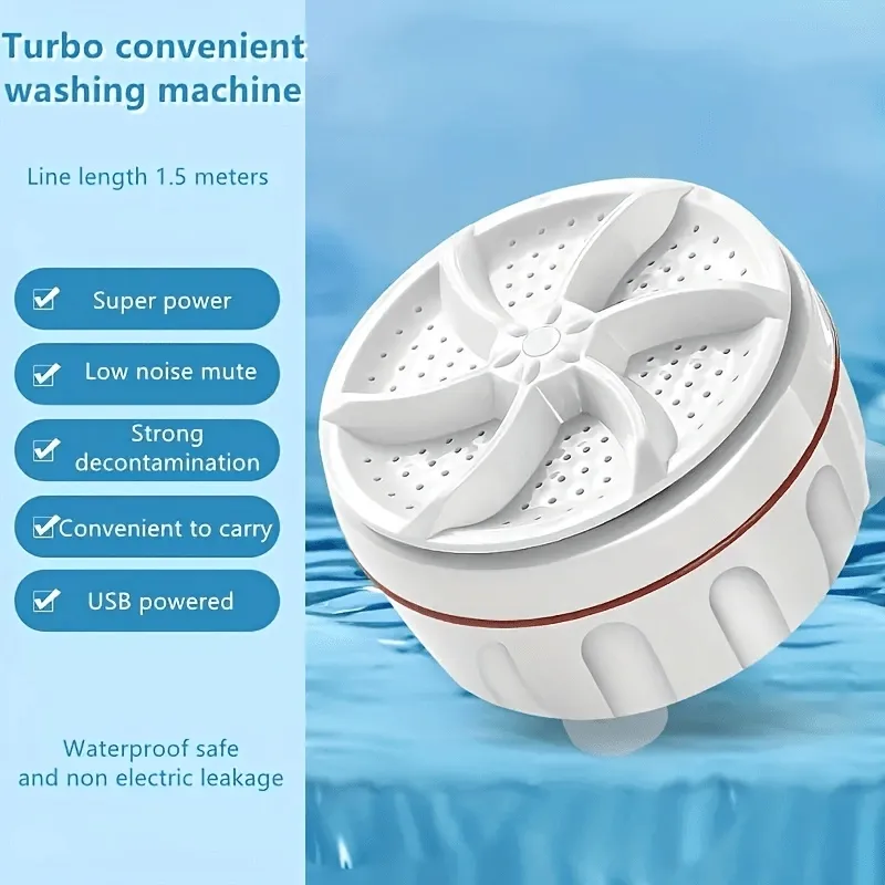 Compact Mini Washing Machine for Underwear  Small Loads