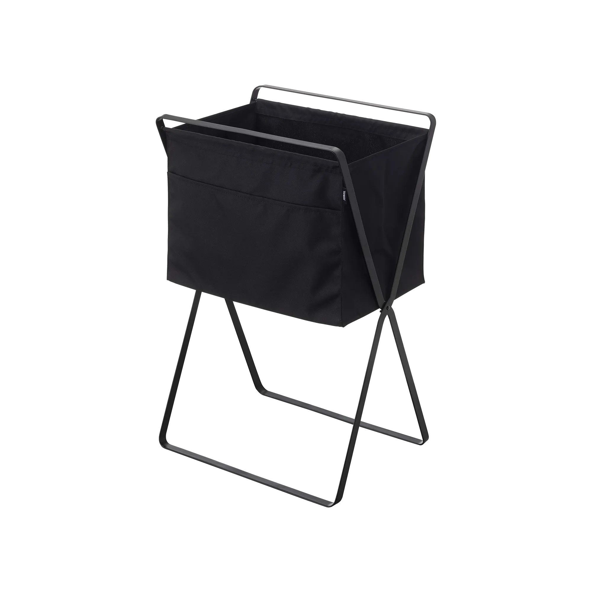 Elevated Laundry Hamper - Steel