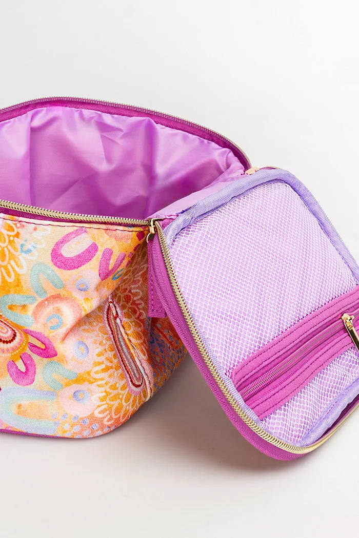 Flourishing Blooms Cosmetics Bag