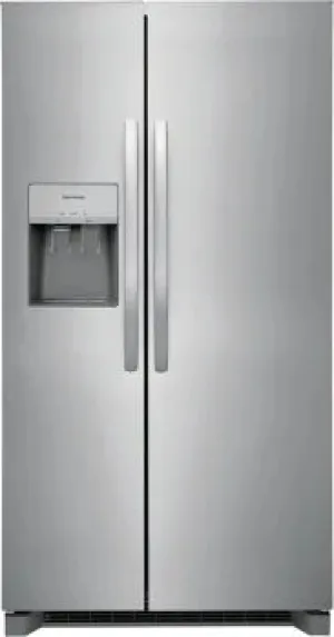 Frigidaire FRSS2623AS 25.6 Cu. Ft. 36" Standard Depth Side by Side Refrigerator in Stainless Steel