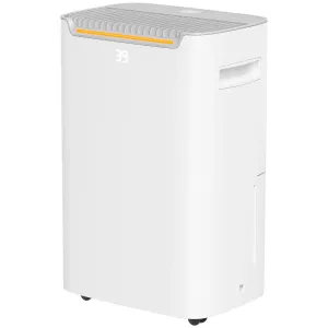 HOMCOM 20L/Day Dehumidifier with Continuous Drainage