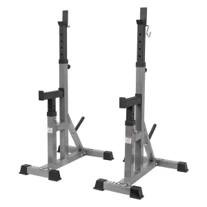 Independent Bench Press Stands w/ Plate Storage