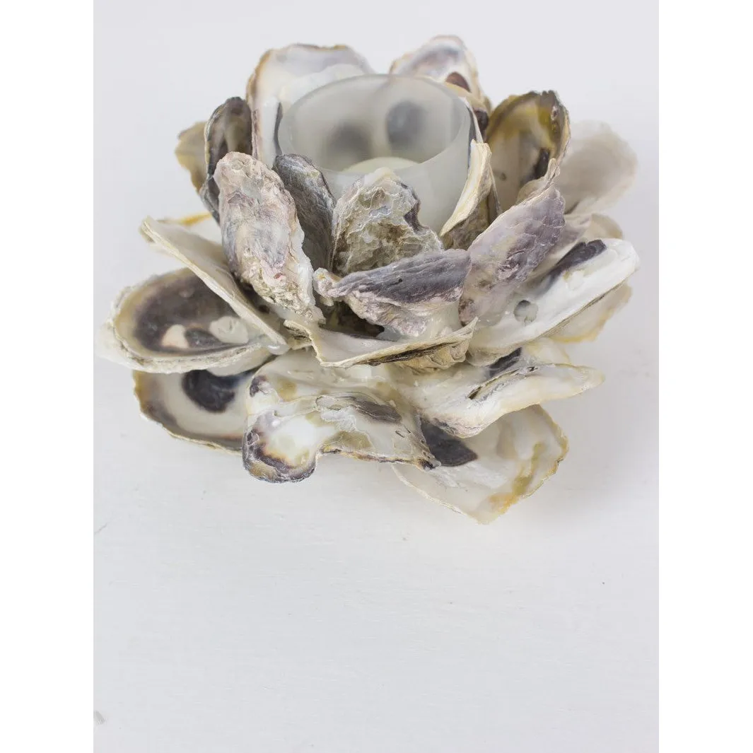 Kalalou - OYSTER SHELL FLOWER VOTIVE HOLDER - PGT1000