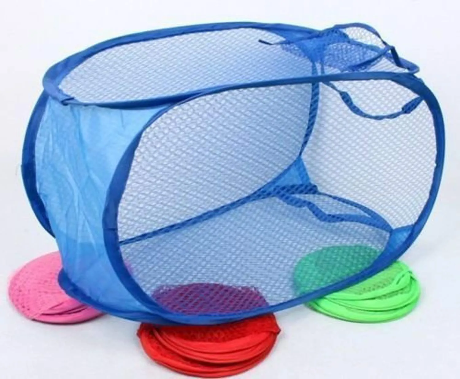 Kuber Industries Nylon Mesh Laundry Basket (CTKTC1479)