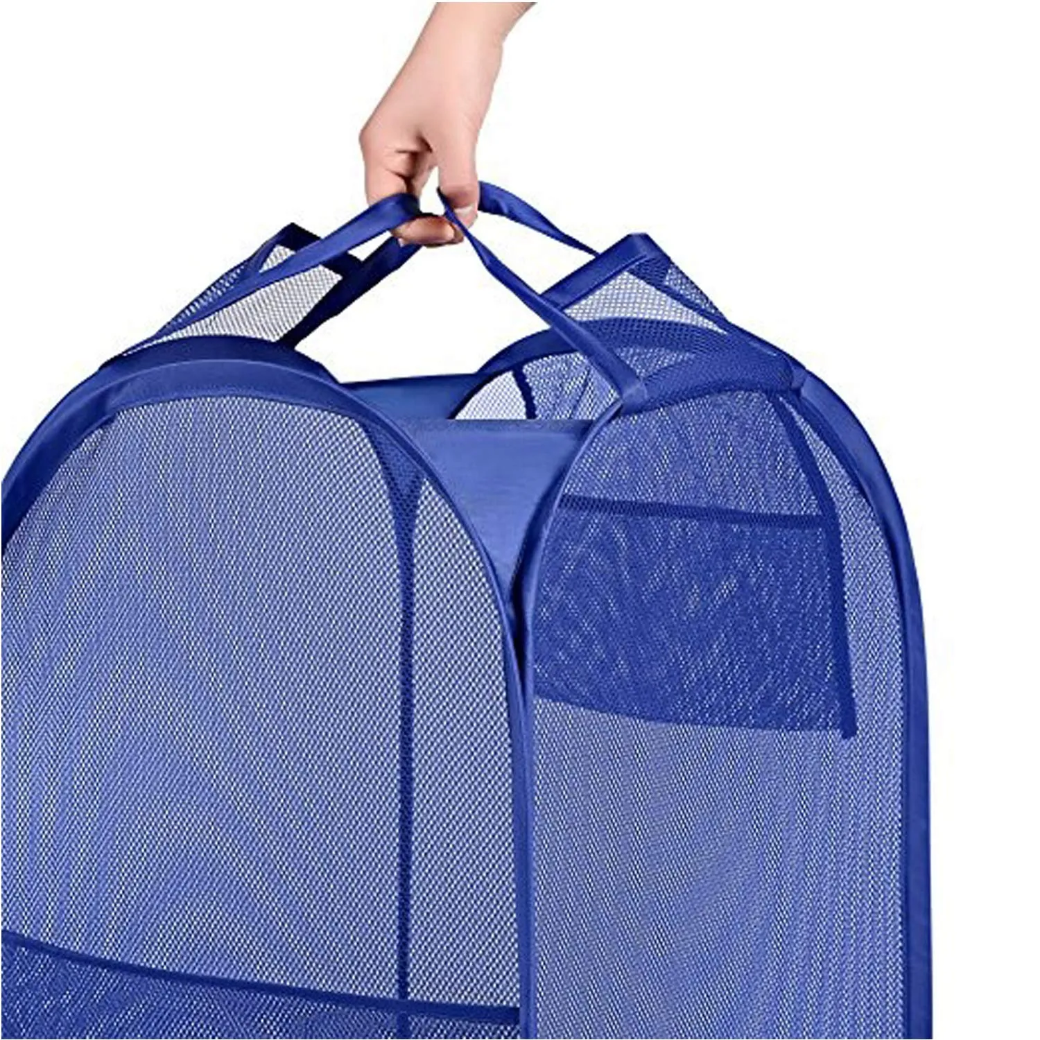 Kuber Industries Nylon Mesh Laundry Basket (CTKTC1479)