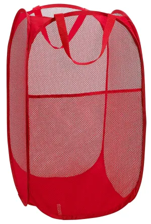 Kuber Industries Nylon Mesh Laundry Basket,20Ltr (Assorted)-CTKTC021504