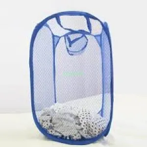 Kuber Industries Pack of 6 Nylon Mesh Laundry Basket