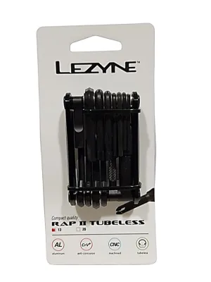 Lezyne Y15 Multi-Tool RAP II 13 Tubeless Black