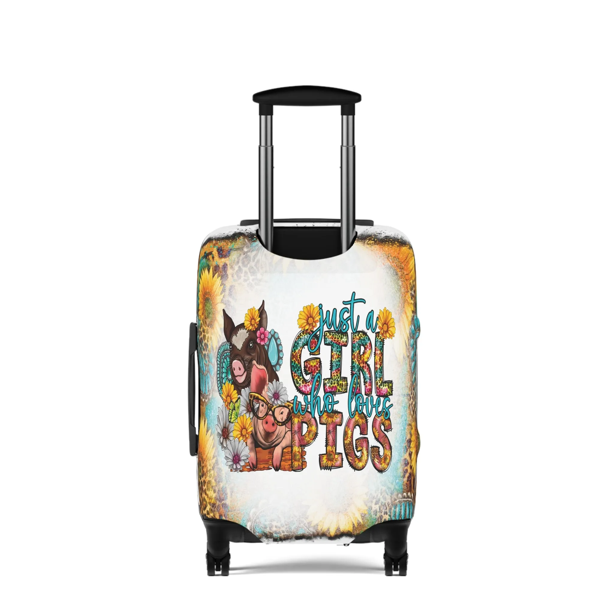 Luggage Cover, Country and Western, Just a Girl who Loves Pigs, awd-1024