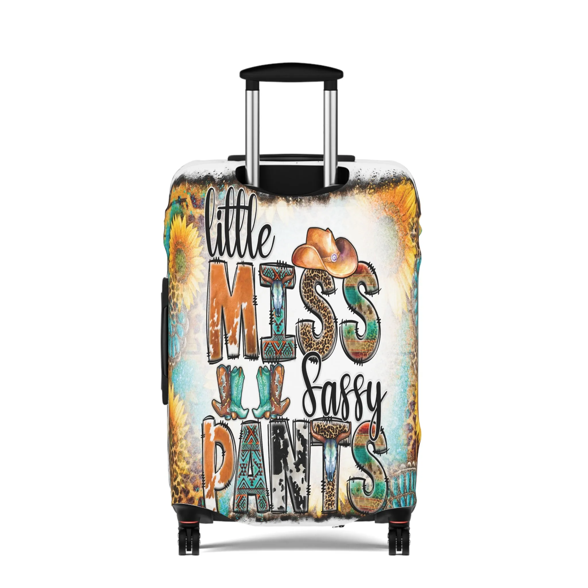 Luggage Cover, Country and Western, Little Miss Sassy Pants, awd-1013