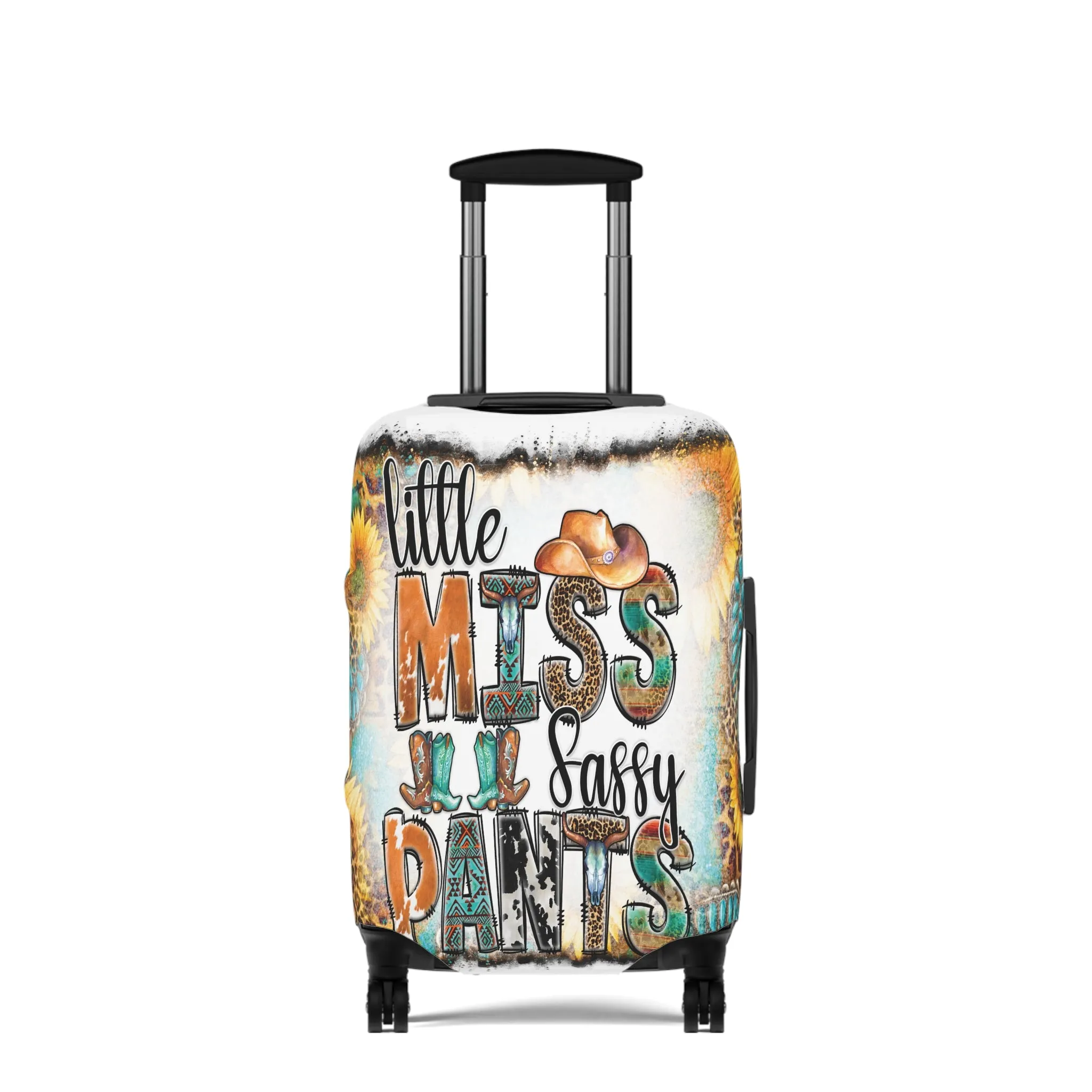 Luggage Cover, Country and Western, Little Miss Sassy Pants, awd-1013