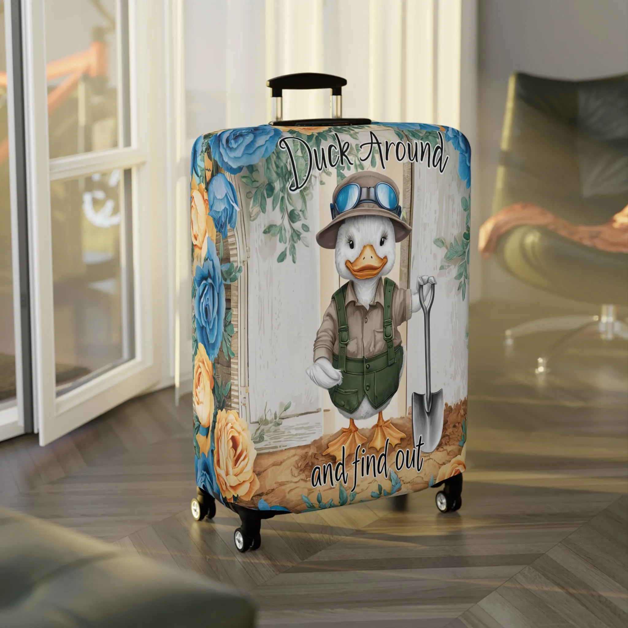 Luggage Cover, Duck around and find out, awd-1664