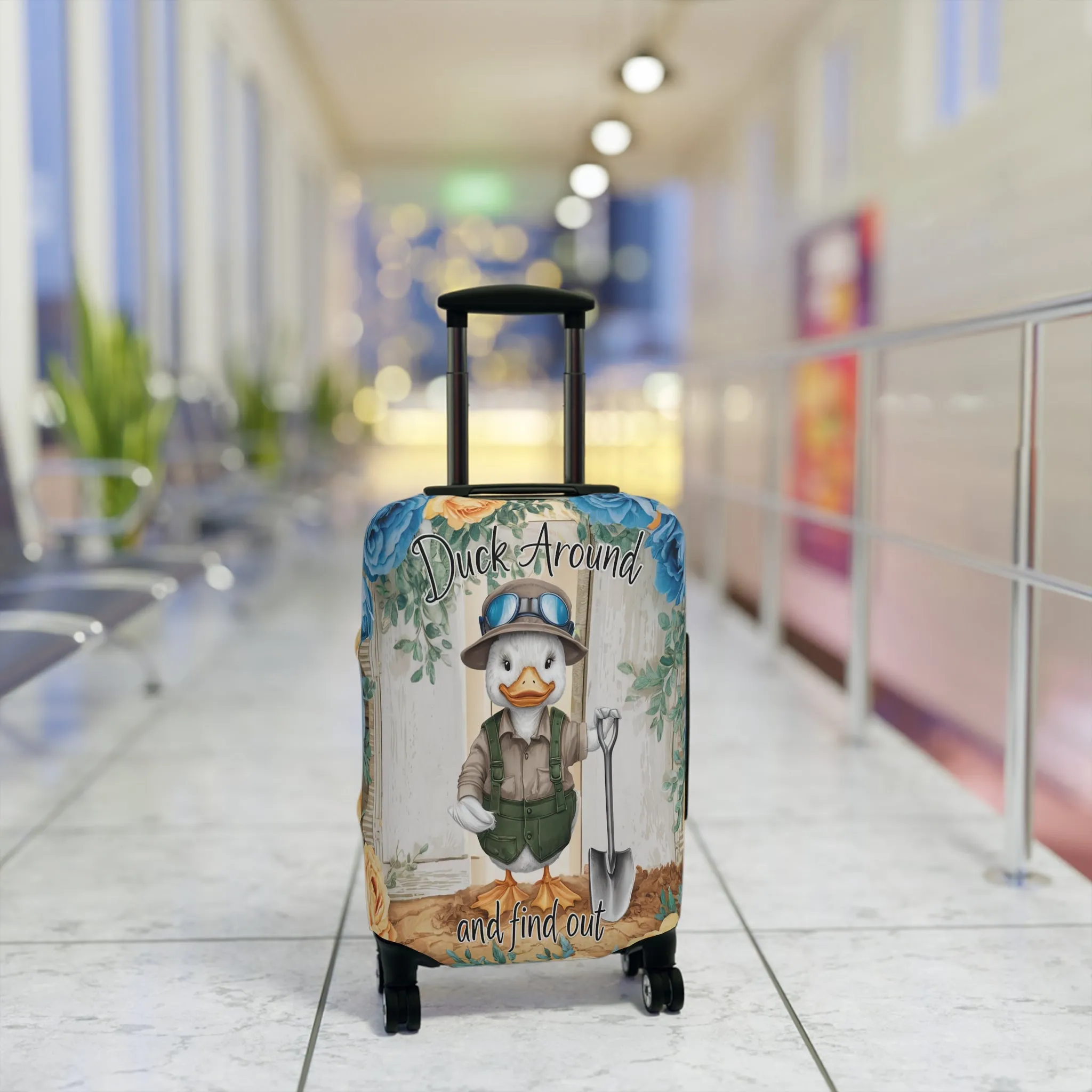 Luggage Cover, Duck around and find out, awd-1664