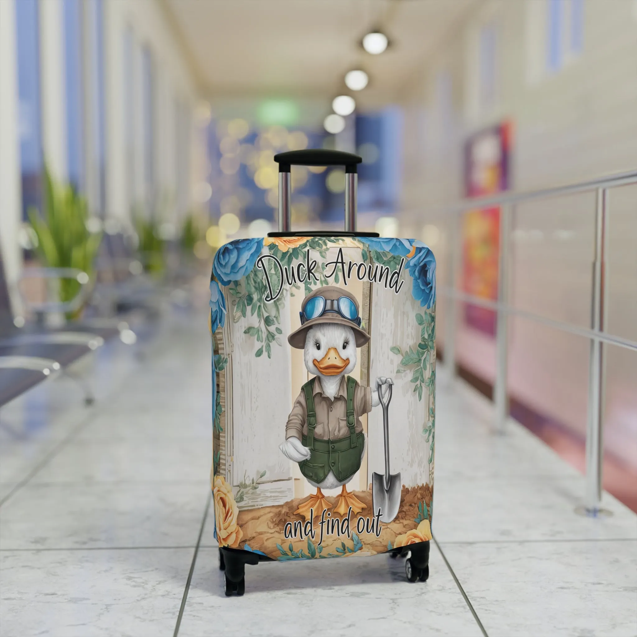 Luggage Cover, Duck around and find out, awd-1664