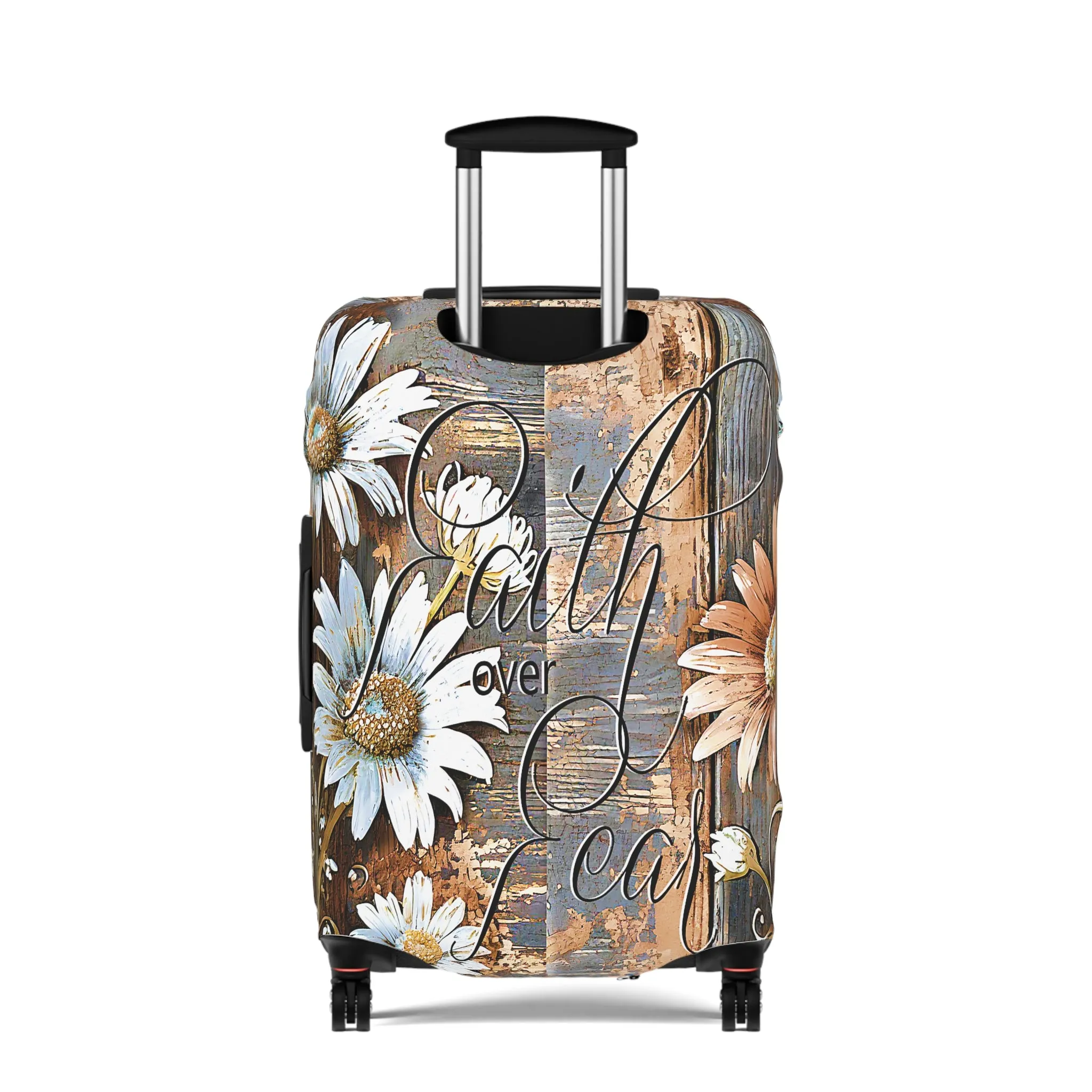 Luggage Cover, Faith over Fear, awd-1668