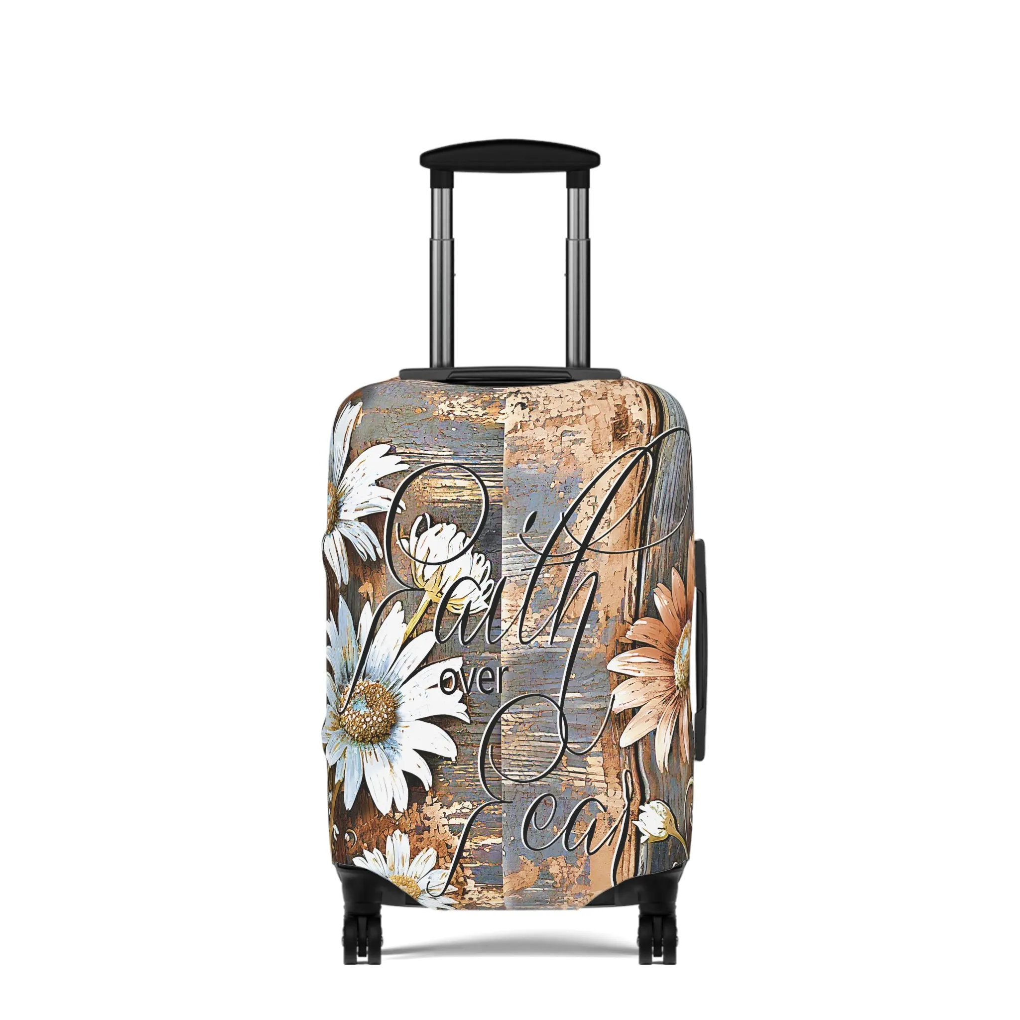 Luggage Cover, Faith over Fear, awd-1668