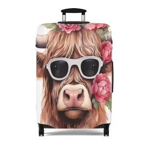 Luggage Cover, Highland Cow, awd-015