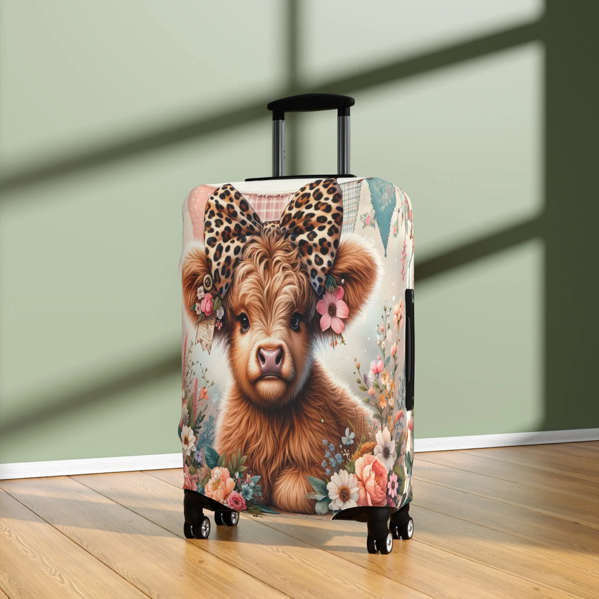 Luggage Cover, Highland Cow, awd-5005