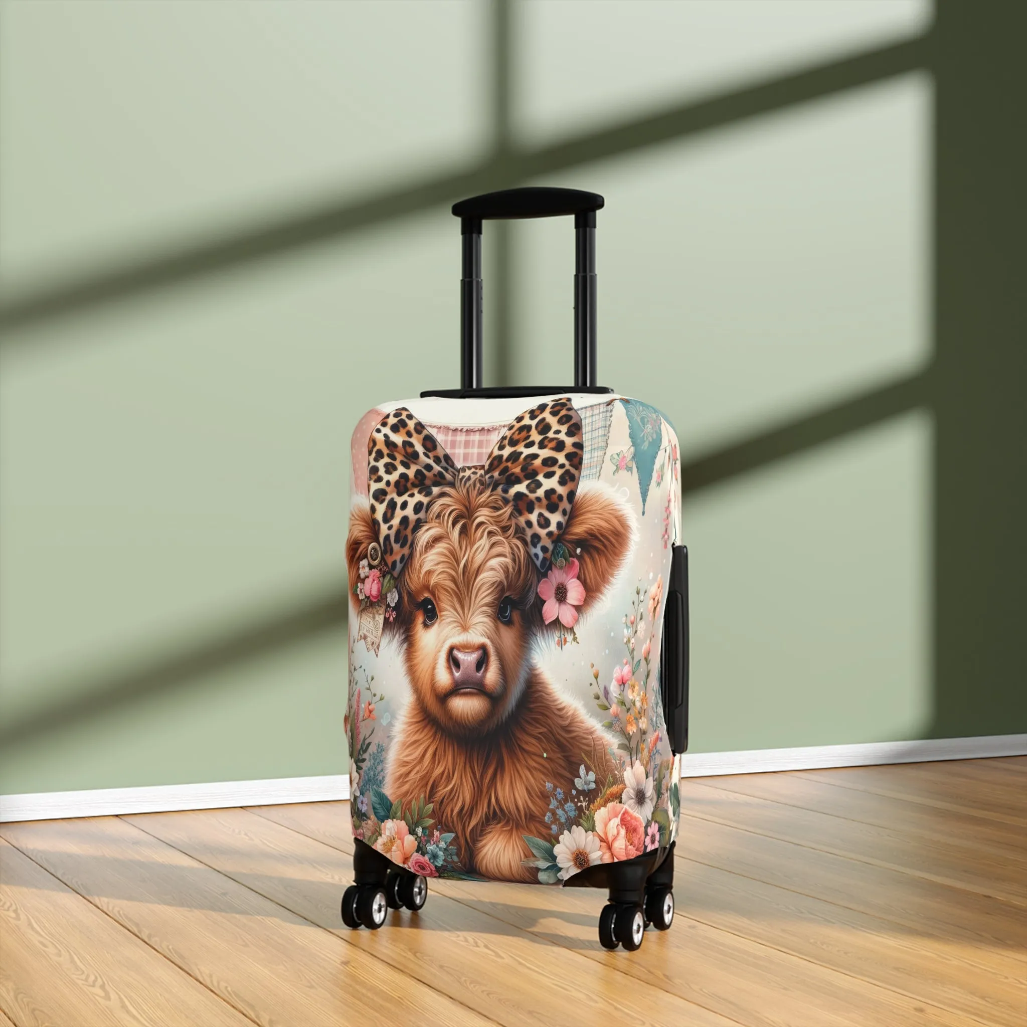 Luggage Cover, Highland Cow, awd-5005