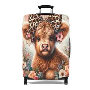 Luggage Cover, Highland Cow, awd-5005