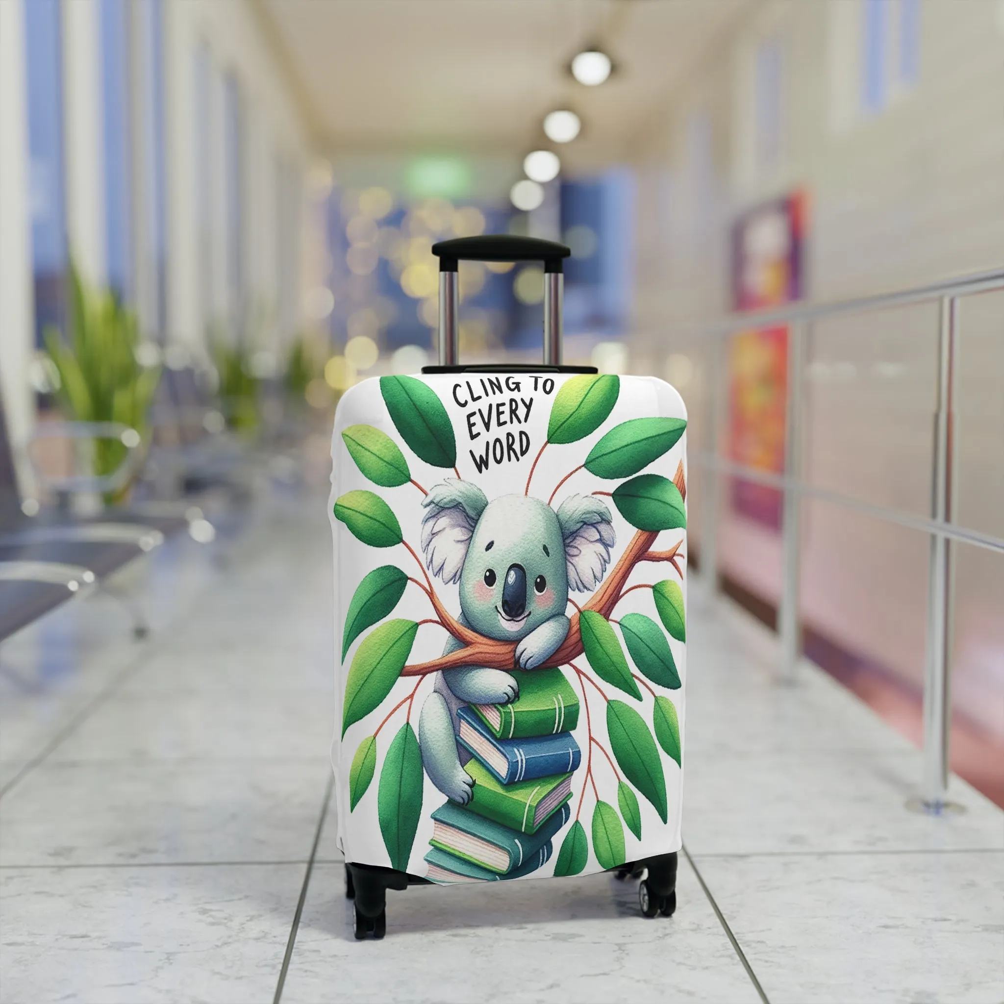 Luggage Cover, Koala, Cling to every word, awd-241