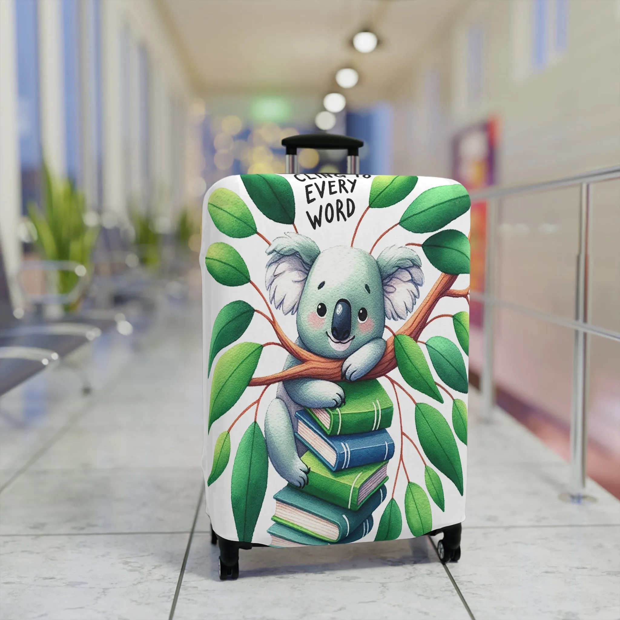 Luggage Cover, Koala, Cling to every word, awd-241