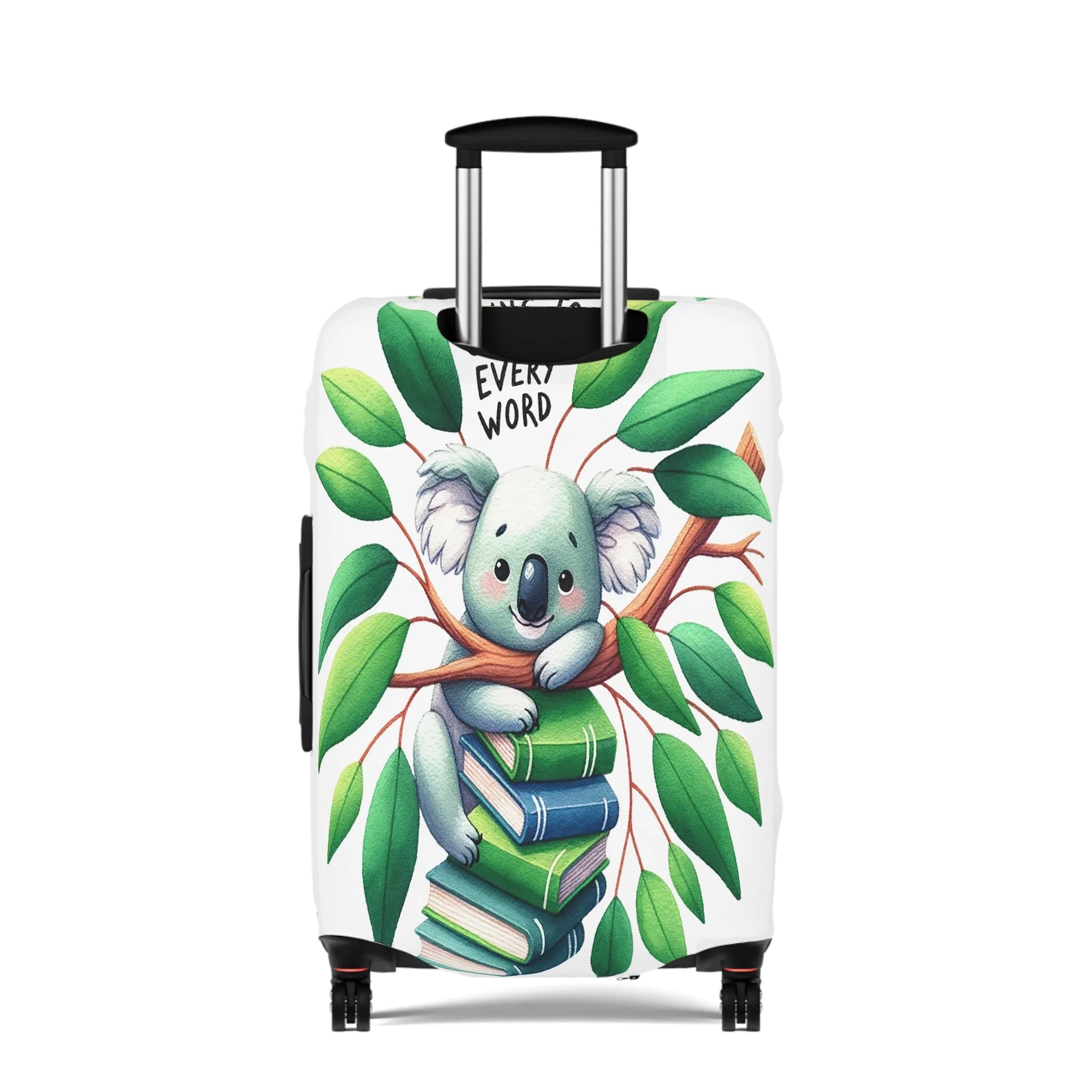 Luggage Cover, Koala, Cling to every word, awd-241