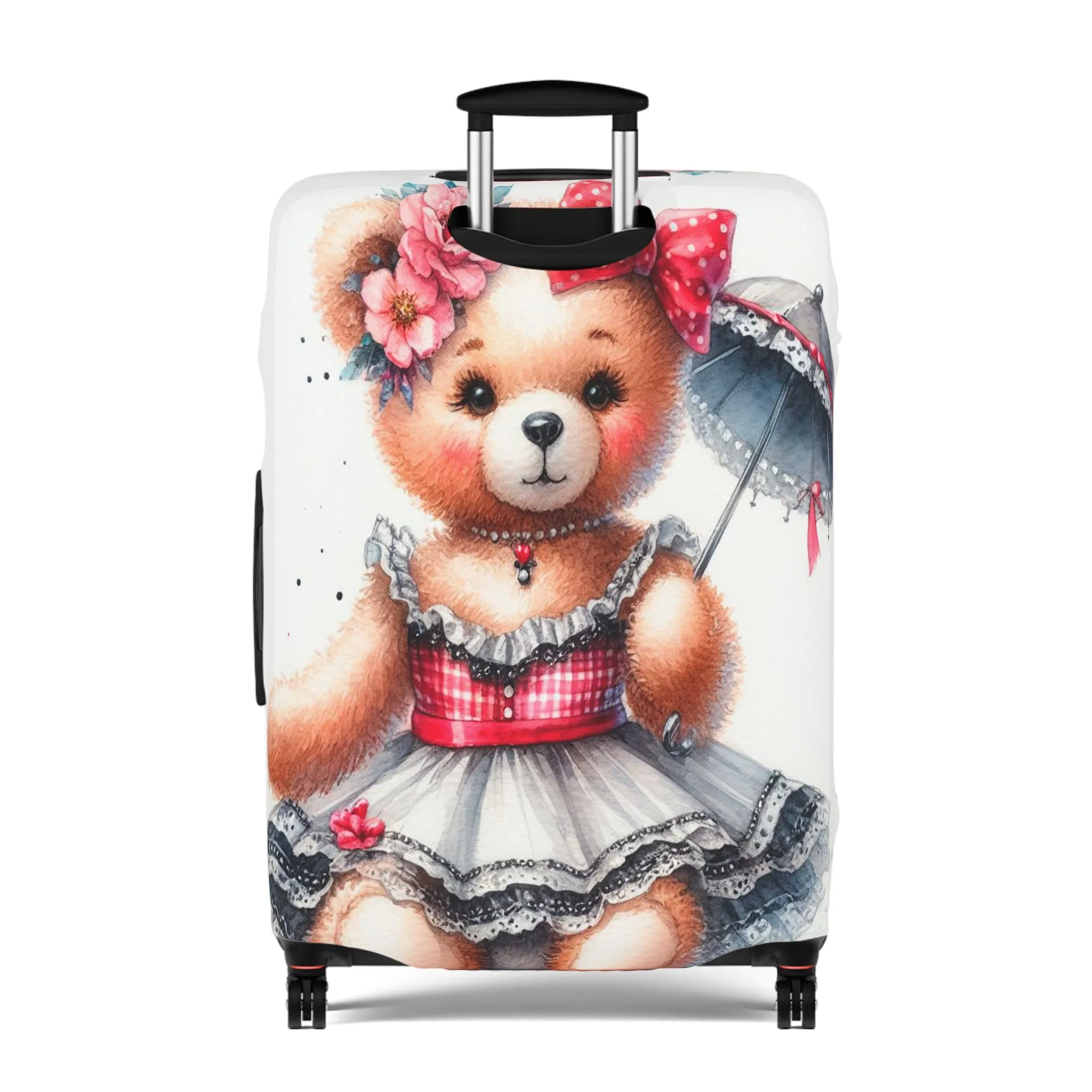 Luggage Cover, Rockabilly, Teddy Bear, awd-3033