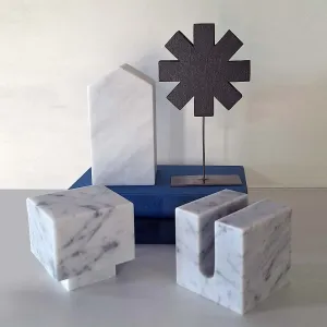 Marble Cube - Marble book holders