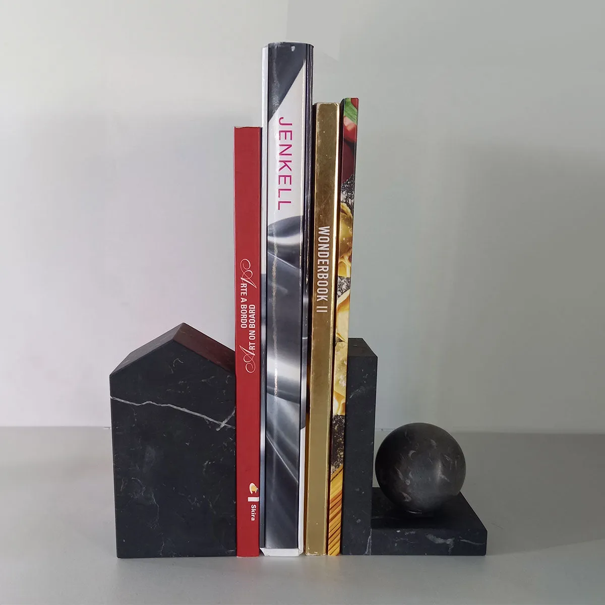 Marble Sphere - Marble book holders