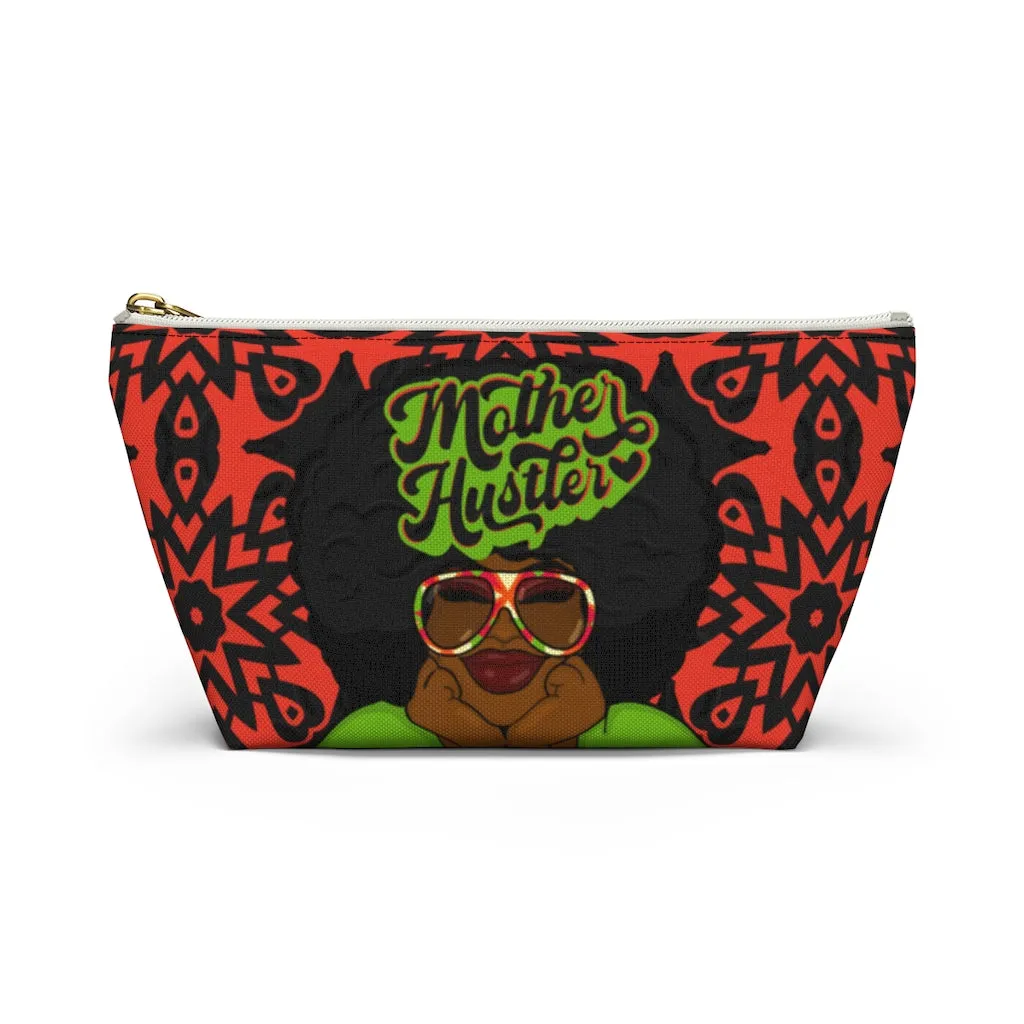 MOTHER HUSTLER Accessory Pouch w T-bottom (LIME)