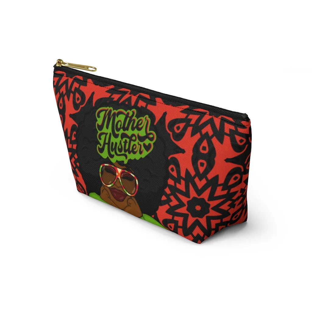 MOTHER HUSTLER Accessory Pouch w T-bottom (LIME)