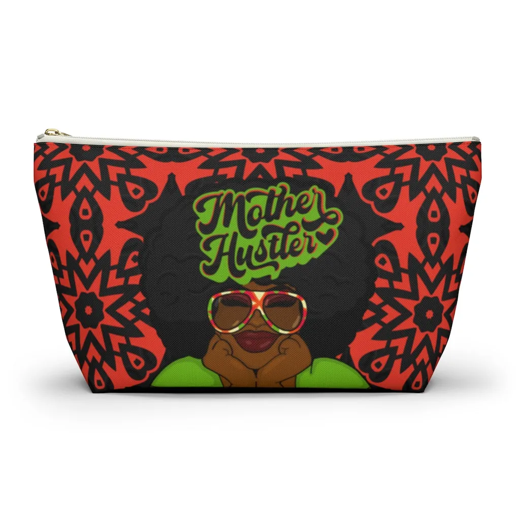 MOTHER HUSTLER Accessory Pouch w T-bottom (LIME)