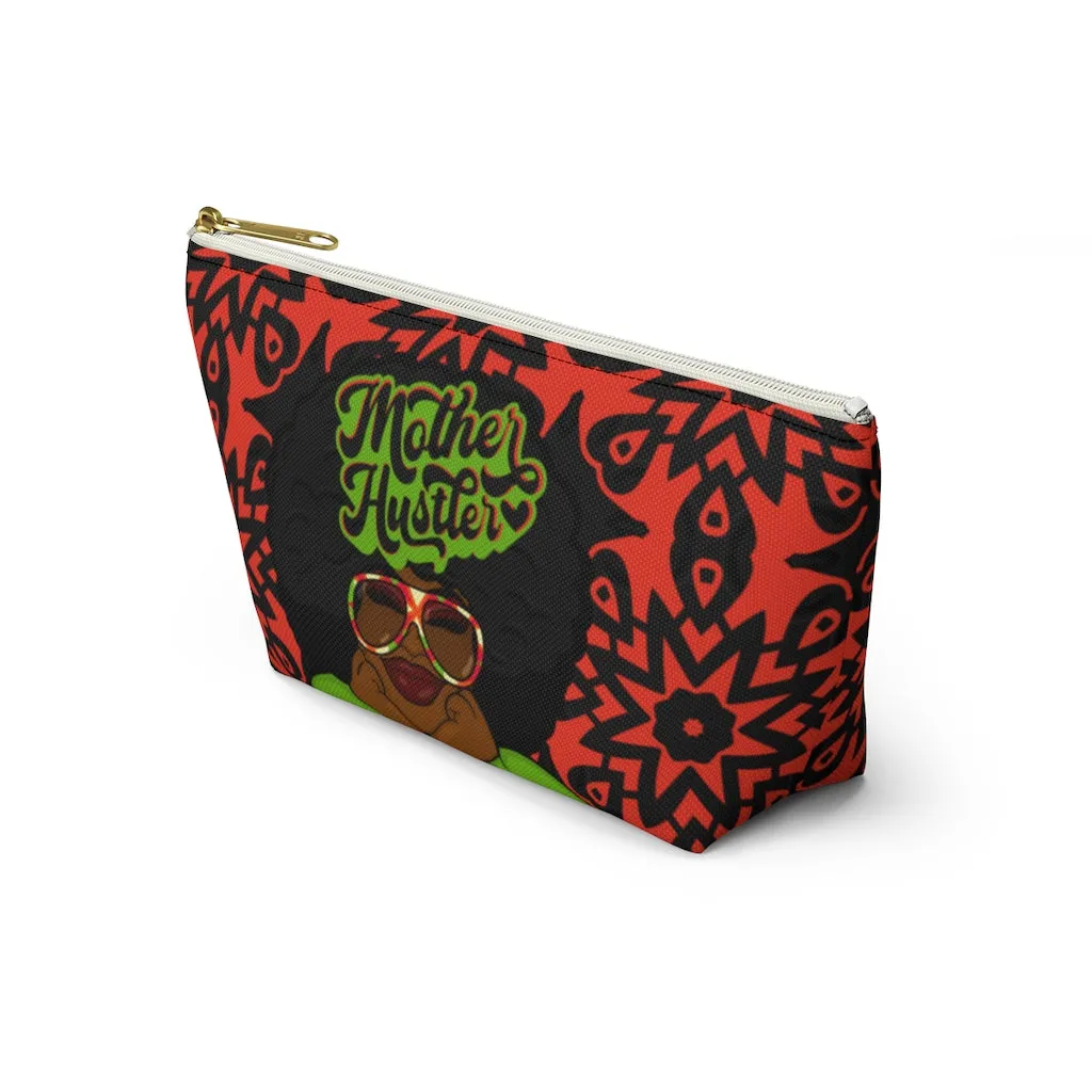 MOTHER HUSTLER Accessory Pouch w T-bottom (LIME)