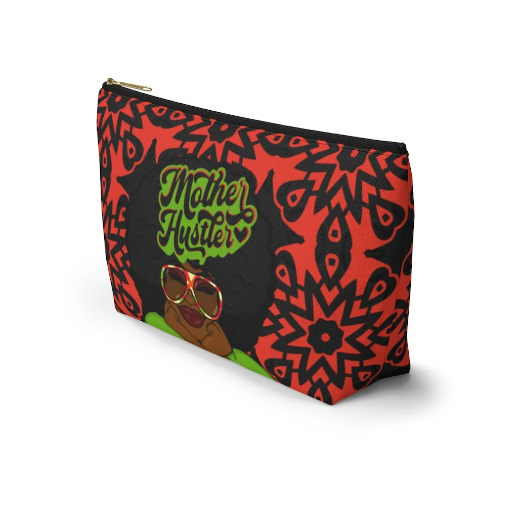 MOTHER HUSTLER Accessory Pouch w T-bottom (LIME)