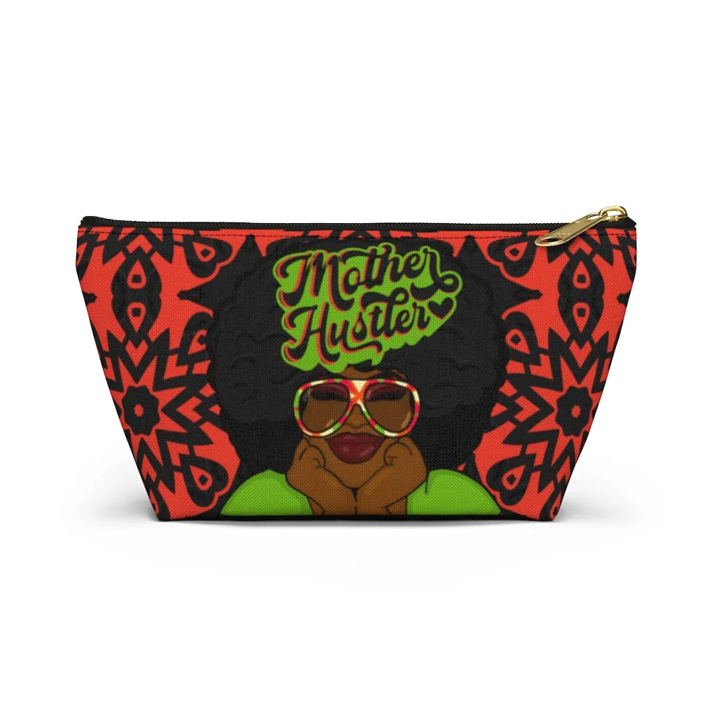 MOTHER HUSTLER Accessory Pouch w T-bottom (LIME)