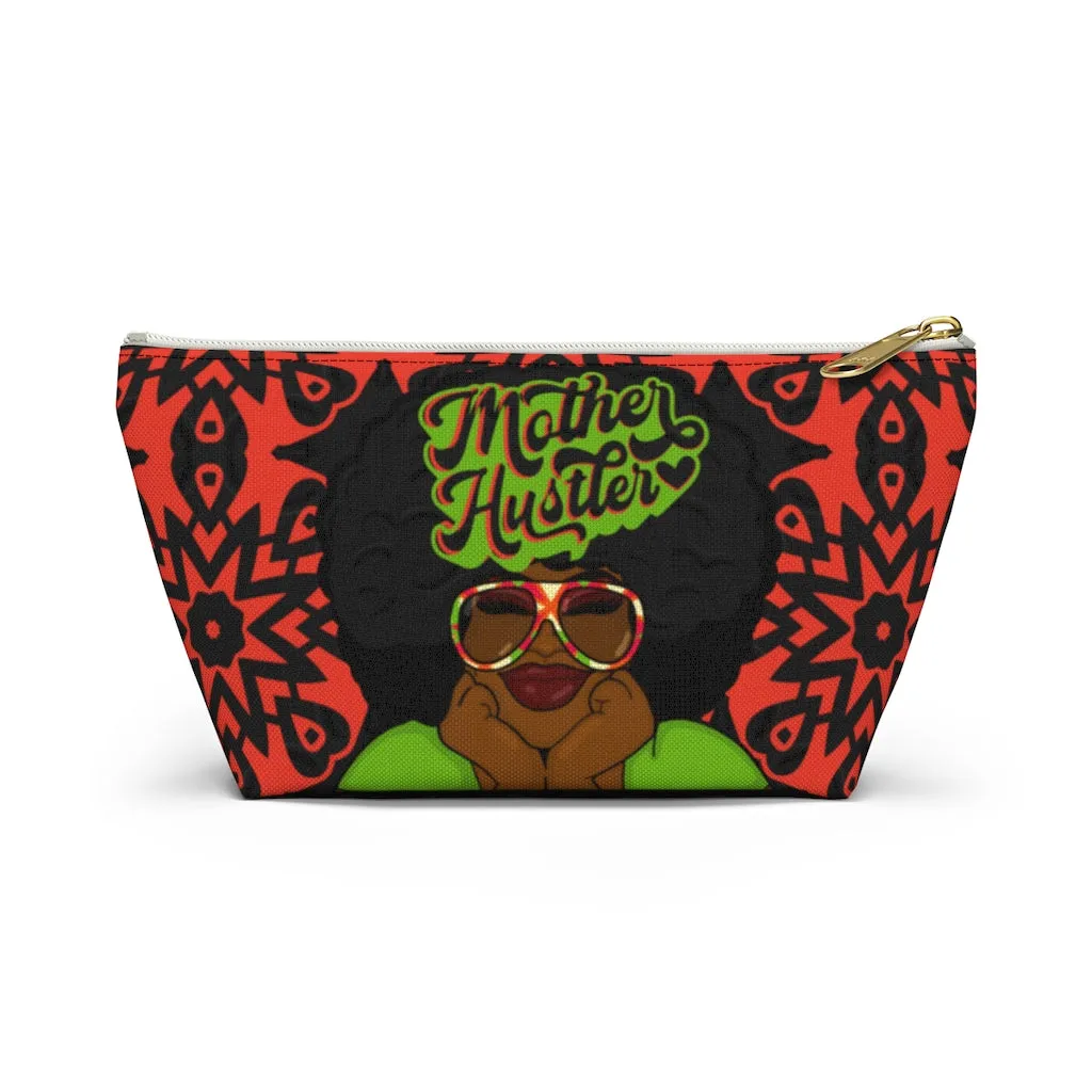 MOTHER HUSTLER Accessory Pouch w T-bottom (LIME)