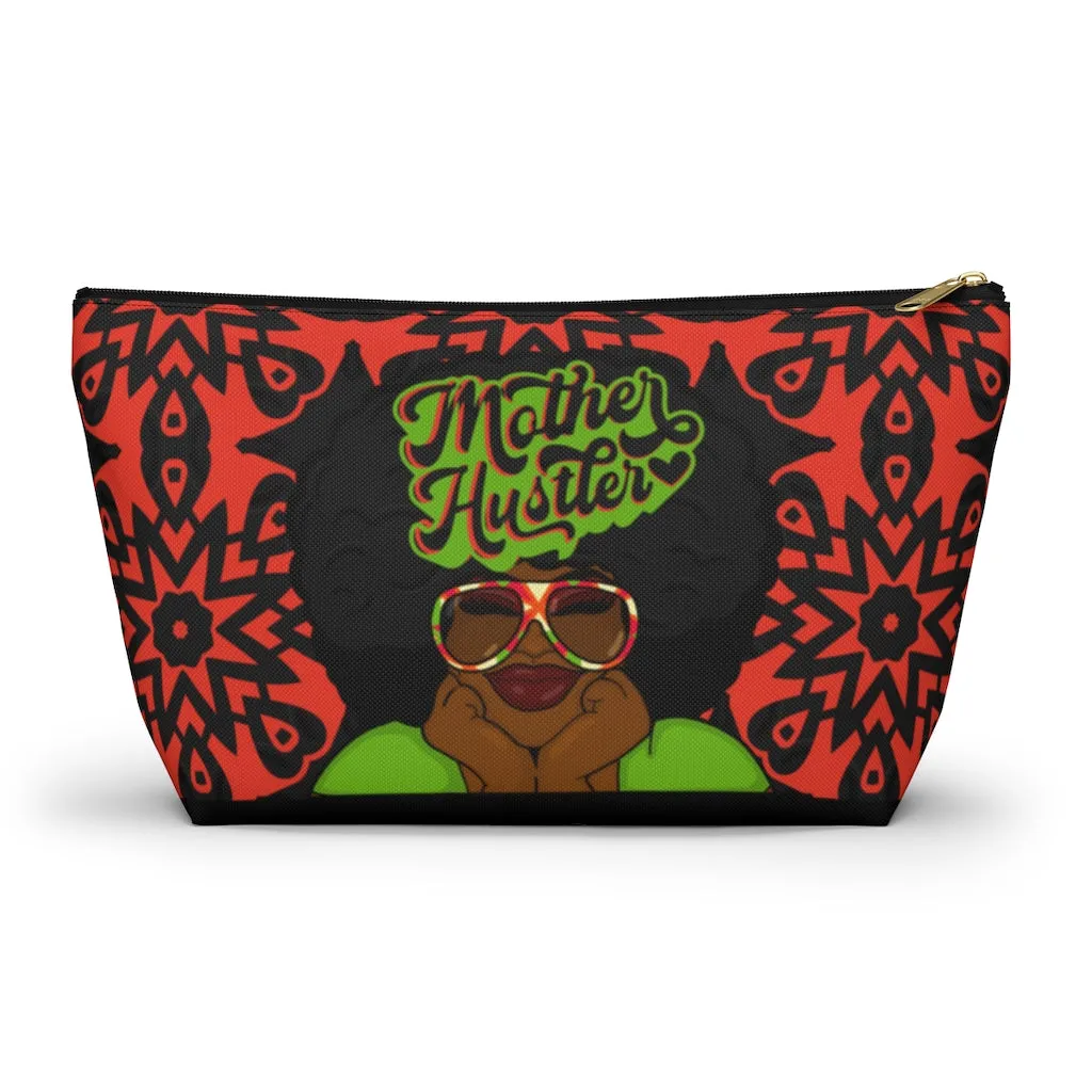 MOTHER HUSTLER Accessory Pouch w T-bottom (LIME)