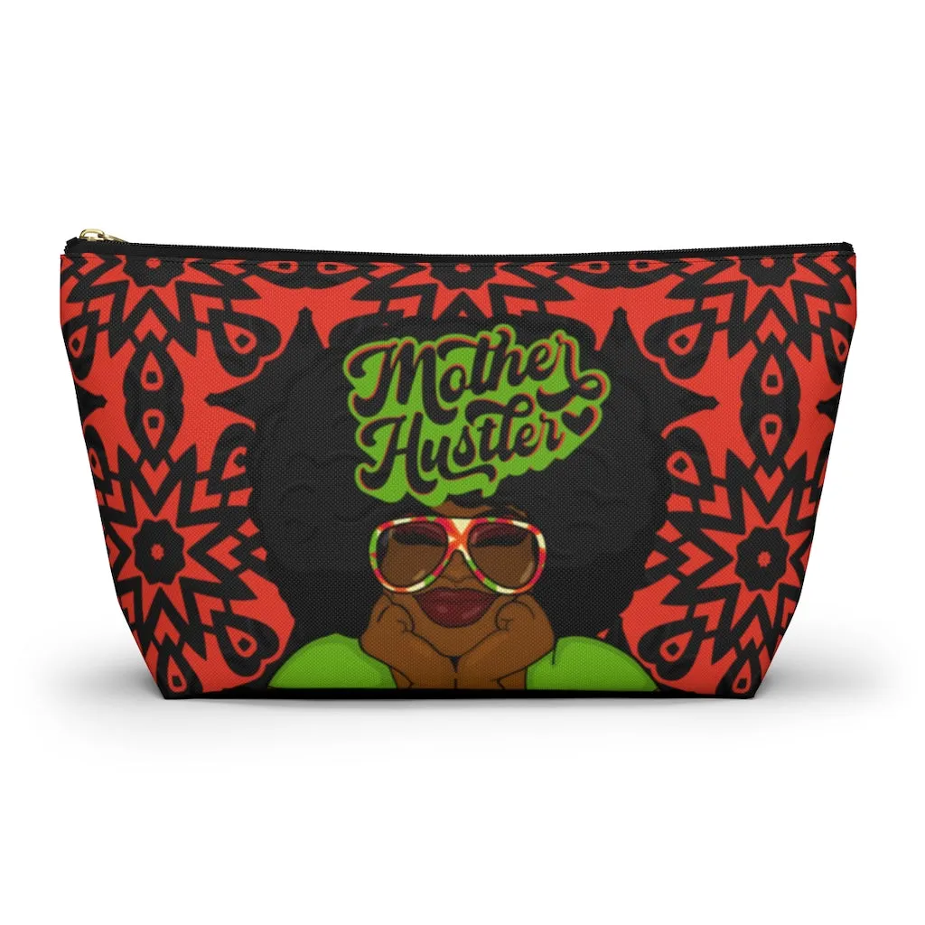 MOTHER HUSTLER Accessory Pouch w T-bottom (LIME)